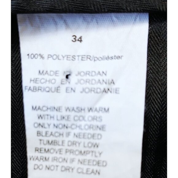 PGA Tour Golf Shorts Men's 34 Gray Plaid Polyester Shorts - Picture 4 of 4